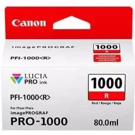 Картридж Canon PFI-1000R 0554C001 для PRO1000, красный (80 ml)