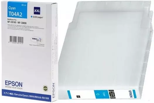 Картридж Epson C13T04A24N голубой экстраповышенной емкости для WF-C81x/ WF-C86x (C13T04A240)