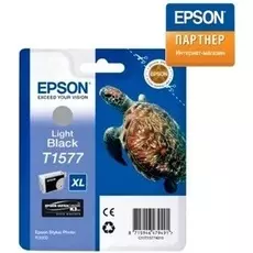 Картридж Epson C13T15774010 для принтера Stylus Photo R3000 светло-чёрный