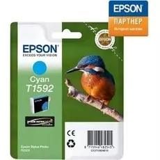 Картридж Epson C13T15924010 для принтера Stylus Photo R2000 голубой