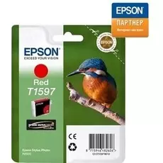 Картридж Epson C13T15974010 для принтера Stylus Photo R2000 красный