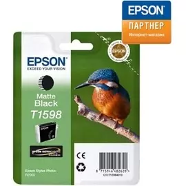 Картридж Epson C13T15984010 для принтера Stylus Photo R2000 матовый чёрный