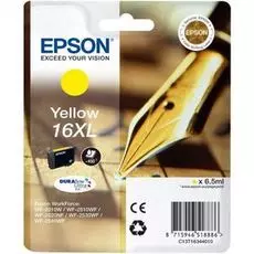 Картридж Epson C13T16344010/C13T16344012 16XL желтый повышенной емкости для WF-2010/WF-2510/WF-2540