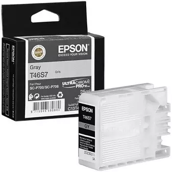 Картридж Epson C13T46S700 Singlepack Gray T46S7 UltraChromePro10 ink 25ml