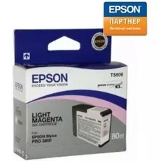Картридж Epson C13T580600 для принтера Stylus Pro 3800 (80 ml) светло-пурпурный
