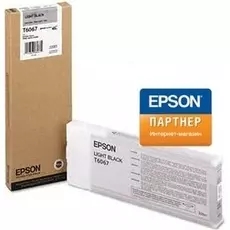 Картридж Epson C13T606700 для принтера Stylus Pro 4800/4880 (220ml) light black