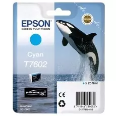 Картридж Epson C13T76024010 для принтера T760 SC-P600, голубой