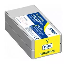 Картридж Epson SJIC22P(Y) C33S020604 INK CARTRIDGE FOR TM-C3500