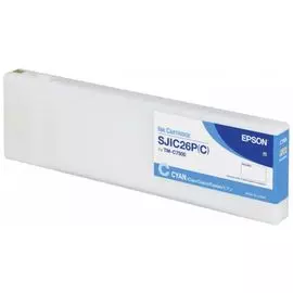 Картридж Epson SJIC26P(C) C33S020619 Ink cartridge for ColorWorks C7500 (cyan)