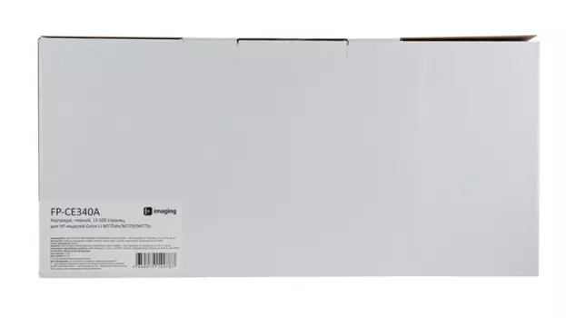 Картридж Fplus FP-CE340A черный, 13 500 страниц, для HP моделей Color LJ M775dn/M775f/M775z