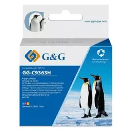 Картридж G&G GG-C9363H струйный многоцветный (18мл) для HP DJ 460series/5740/5743/5793/5940/5943/6540/6543/6620/6623