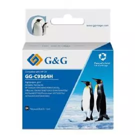 Картридж G&G GG-C9364H струйный черный (15мл) для HP PS 8053/8753/5943/2573/DJ 5900series