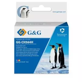Картридж G&G GG-CH564H струйный многоцветный (18мл) для HP DJ 1050/2050/2050s