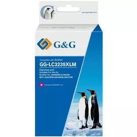Картридж G&G GG-LC3239XLM струйный пурпурный (52мл) для Brother HL-J6000DW/J6100DW