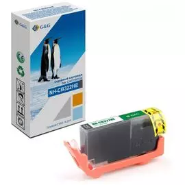 Картридж G&G NH-CB322HE струйный фото черный (14.2мл) для HP Photosmart B8553/C5324/C5370/C5373/C5380/C5383