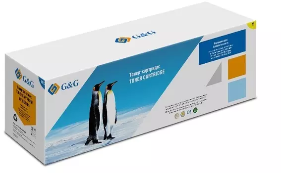 Картридж G&G GG-CF402X для HP CLJ M252/M274/M277, желтый (2300 стр.) (CF402X)