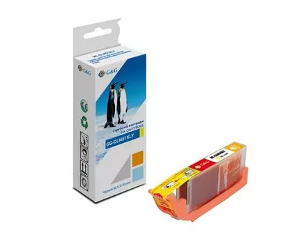 Картридж G&G GG-CLI451XLY желтый для Canon Pixma MG5440/6340 IP7240