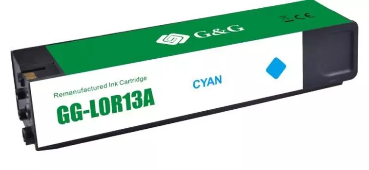 Картридж G&G GG-L0R13A струйный голубой 981XXL для HP PW 556dn/xn MFP586f/z/dn, 55650, 58650 240ml