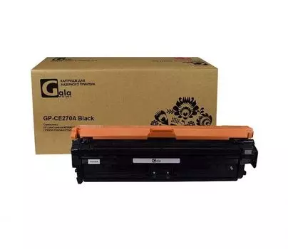 Картридж GalaPrint CE270A black (№650A) 13000 копий