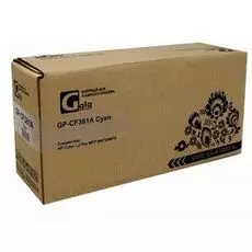 Картридж GalaPrint CF381A cyan (№312A) 2700 копий