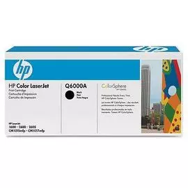Картридж HP 124A Q6000A для принтера color LaserJet 1600/2600N/M1015/M1017 чёрный 2500 страниц
