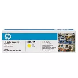Картридж HP 125A CB542A для принтера color LaserJet CP1215/1515/CM1312 жёлтый