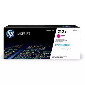 Картридж HP 212X W2123X пурпурный, 10000 страниц, для Color LaserJet Enterprise M555dn