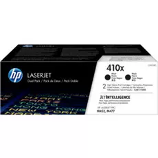 Картридж HP 410X CF410XD для HP CLJ M477/M452/M377dw, черный, двойная упаковка 2 х 6 500 стр.