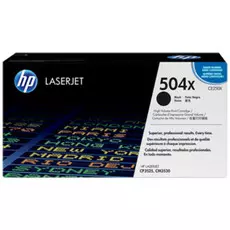 Картридж HP 504X CE250X для принтера color LaserJet CCM3530/CP3525 чёрный