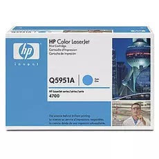 Картридж HP 643A Q5951A для принтера Color LaserJet 4700 голубой (10000 page)