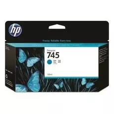 Картридж HP 745 F9J97A голубой (130 мл) для HP DesignJet Z2600, Z5600