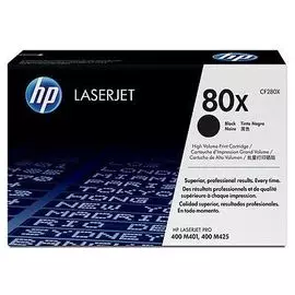 Картридж HP 80X CF280X для принтеров HP LJ Pro 400 M401/Pro 400 MFP M425, черный 6900 стр