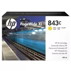Картридж HP 843C C1Q68A с желтыми чернилами 400 мл для PageWide XL 5000/4x000