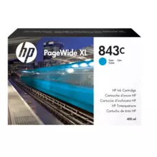 Картридж HP 843C C1Q66A с голубыми чернилами 400 мл для PageWide XL 5000/4x000