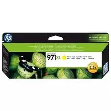 Картридж HP 971XL CN628AE yellow для Officejet Pro X451dw/X476dw/X551dw/X576dw 6600 стр