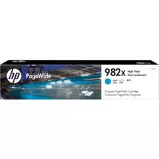 Картридж HP 982X T0B27A для PageWide Enterprise 780, 785, 765, повышенной емкости, голубой
