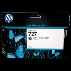 Картридж HP B3P22A №727 с матовыми черными чернилами для принтеров Designjet T920/T1500, 130 мл