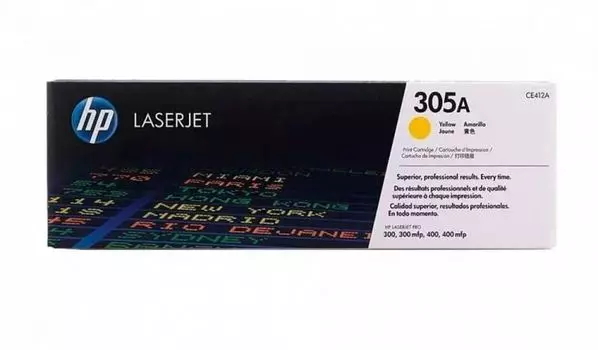Картридж HP CE412AH yellow