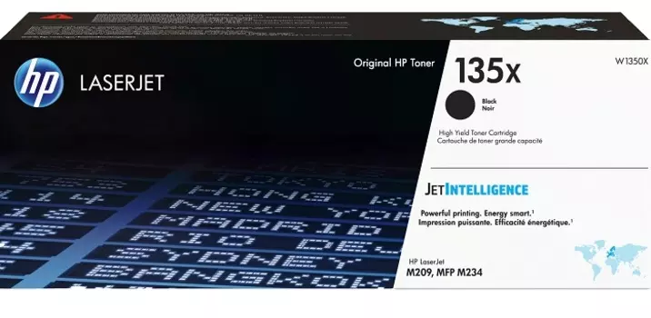 Картридж HP W1350X черный, 2400 стр