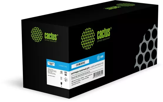 Картридж лазерный Cactus 842533 CS-IMC6010C голубой (28000стр.) для Ricoh IM C6010/C5510/C4510 с чипом