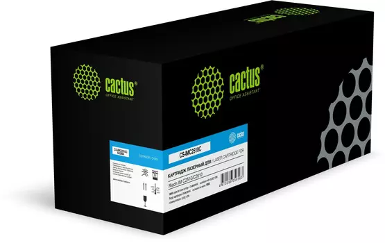 Картридж лазерный Cactus 842564 CS-IMC2510C голубой (18000стр.) для Ricoh IM C2510/C2010 с чипом