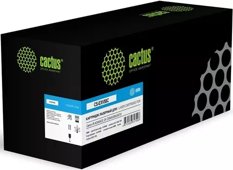 Картридж лазерный Cactus CS-EXV58C голубой (60000стр.) для Canon IR ADVANCE DX C5840i/5850/5870I
