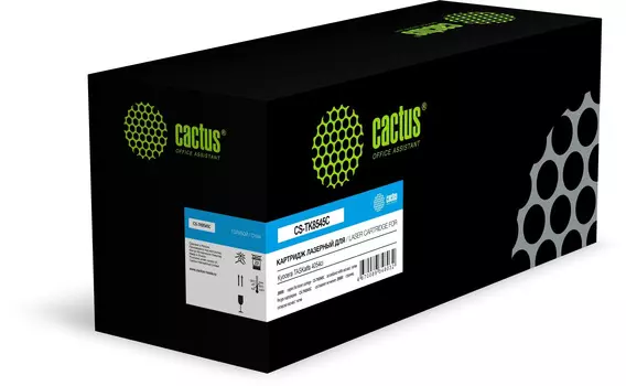 Картридж лазерный Cactus TK-8545C голубой (20000стр.) для Kyocera TASKalfa 4054ci
