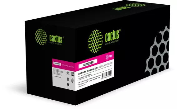 Картридж лазерный Cactus TK-8545M пурпурный (20000стр.) для Kyocera TASKalfa 4054ci