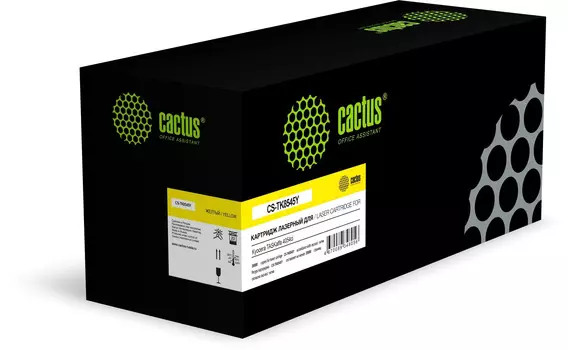 Картридж лазерный Cactus TK-8545Y желтый (20000стр.) для Kyocera TASKalfa 4054ci