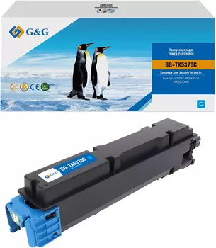 Картридж лазерный G&G TK-5370C голубой (5000стр.) для Kyocera ECOSYS PA3500cx/MA3500cifx