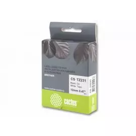Картридж ленточный Cactus CS-TZ231 для Brother 1010/1280/1280VP/2700VP черный