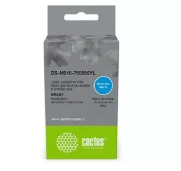 Картридж ленточный Cactus M210-750-595-YL для Brady M210/M211/M210-LAB