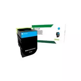 Картридж Lexmark 80C80CE голубой, для CX310/CX410/CX510, 1000 копий