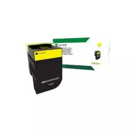 Картридж Lexmark 80C80YE желтый, для CX310/CX410/CX510, 1000 копий